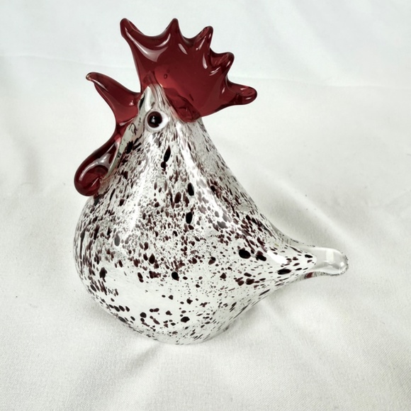 4 inch Vintage Murano Hand Blown Art Glass Hen Chicken Excellent Gift Condition - Picture 4 of 11